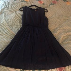 Navy Tory Burch silk/cotton dress